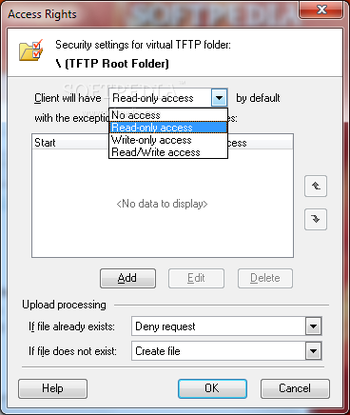 WinAgents TFTP Server Manager screenshot 3