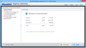 WinASO Registry Optimizer screenshot 7