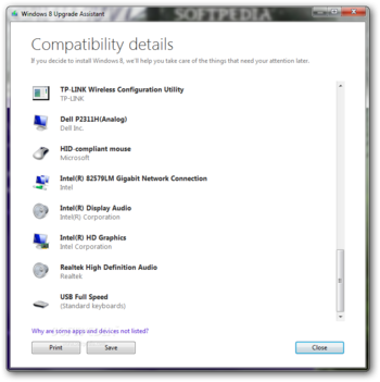 Windows 8 Upgrade Assistant screenshot 2