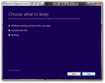 Windows 8 Upgrade Assistant screenshot 3