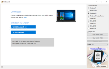Windows ISO Downloader screenshot 2