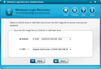 Windows Login Recovery screenshot 2