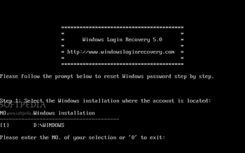 Windows Login Recovery screenshot 3