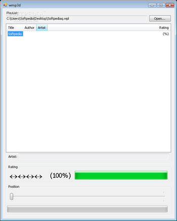 Windows Media Player with 3Dconnexion Controls screenshot