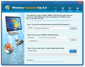 Windows Password Key screenshot