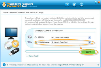Windows Password Recovery Tool Professional screenshot 3