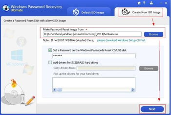 Windows Password Recovery Ultimate screenshot 2