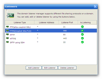 Wing FTP Server screenshot 10