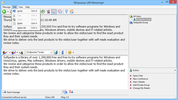 Winpopup LAN Messenger screenshot 6