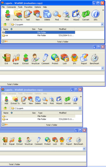 WinRAR 3.40 GUI Patch screenshot