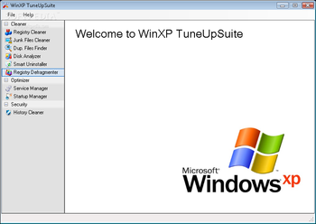 WinXp TuneUpSuite screenshot