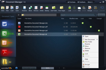 WonderFox Document Manager screenshot