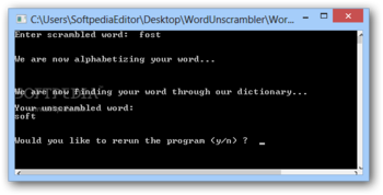Word Unscrambler screenshot