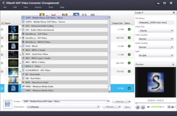 Xilisoft 3GP Video Converter screenshot 4