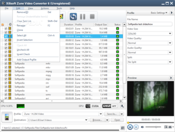 Xilisoft Zune Video Converter screenshot 6