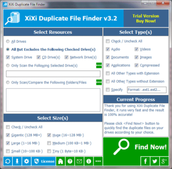 XiXi Duplicate File Finder screenshot
