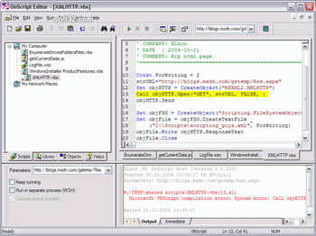 XLnow OnScript screenshot 2