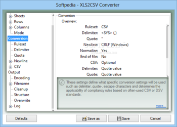 XLS2CSV Converter screenshot 6
