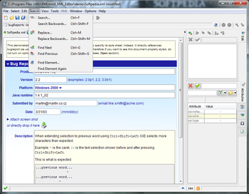 XMLmind XML Editor screenshot 5