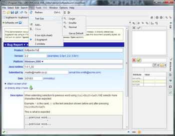 XMLmind XML Editor screenshot 6