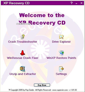 XP Recovery CD Maker screenshot 3