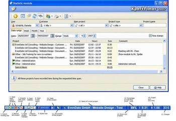 Xpert-Timer Project Time Tracking screenshot 2