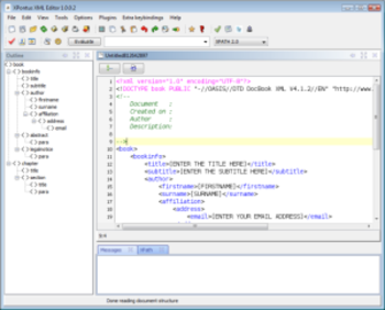 XPontus XML Editor  screenshot