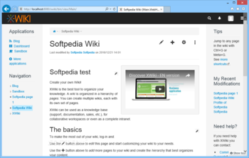 XWiki Enterprise screenshot 2