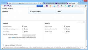 Yahoo! Toolbar screenshot 6