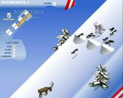Yeti Sports Part 7: Snowboard Free Ride screenshot