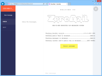 ZeroNet screenshot 2