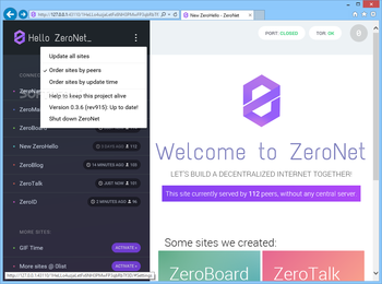 ZeroNet screenshot 6