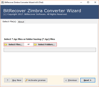 Zimbra Converter Wizard screenshot 2