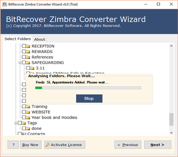 Zimbra Converter Wizard screenshot 3