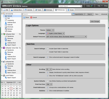 Zimbra Desktop screenshot 11