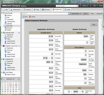 Zimbra Desktop screenshot 15