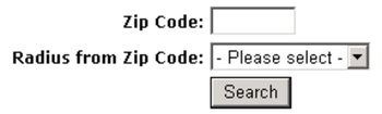 ZIP Code Radius Search module screenshot 2