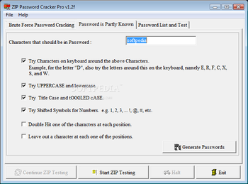 Zip Password Cracker Pro screenshot 2