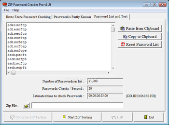 Zip Password Cracker Pro screenshot 3