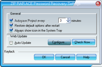 ZIP RAR ACE Password Recovery screenshot 6