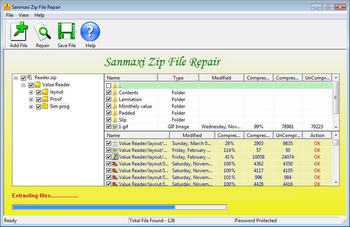 Zip Recovery Software screenshot 2