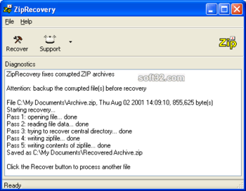 ZipRecovery screenshot 3