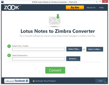 ZOOK Lotus Notes to Zimbra Converter screenshot 2