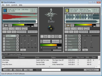 Zulu Free Virtual DJ Mixer screenshot