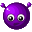 Purple Alien Icon 1