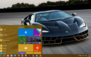 Lamborghini Centenario Theme for Windows 10