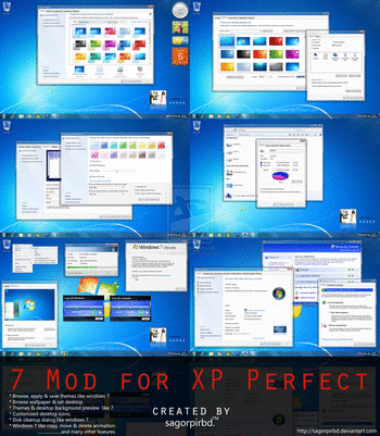 Windows 7 Mod For XP Perfect screenshot