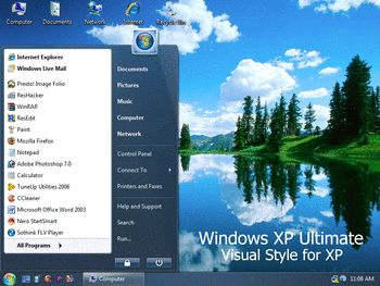 Windows XP Ultimate screenshot