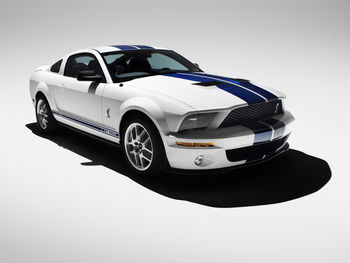 2007 Ford Shelby GT500 White screenshot
