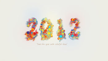 2012 Colorful New Year screenshot